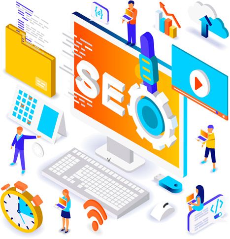 Digital marketing illustration